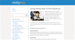 Desktop Screenshot of abilityhub.org